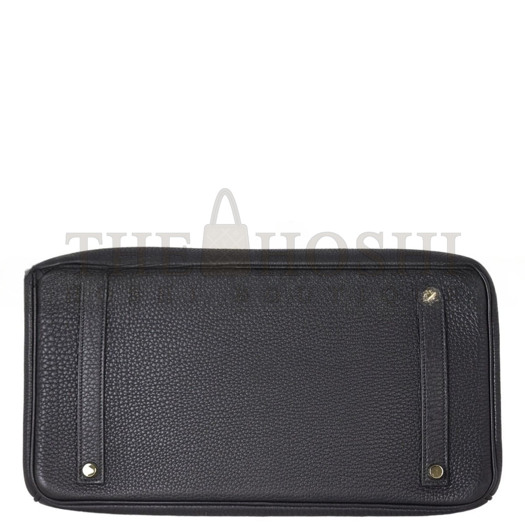 H**me5 BIRKIN 35 TOGO LEATHER BLACK GOLD BUCKLE BAG H028369CC2Z (35*28*18cm) Master Quality